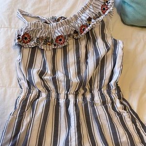 Janie and jack stripped romper
